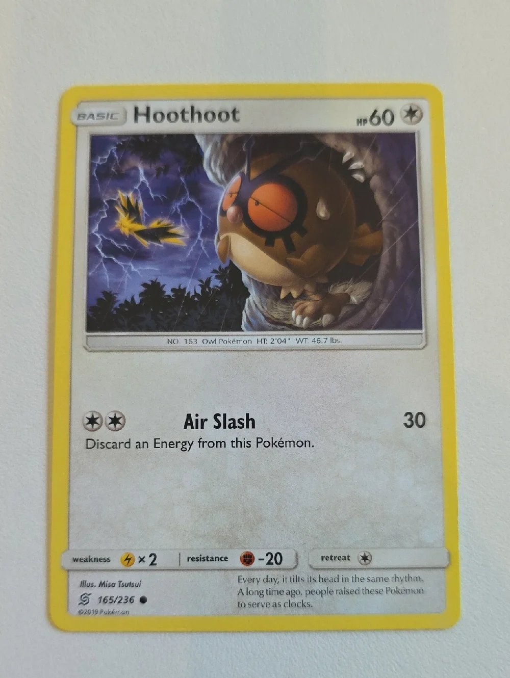 Pokemon Noctowl And Hoothoot Card Set